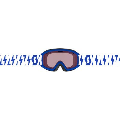 Превью Горнолыжная маска уменьшенного размера Маска горнолыжная SCOTT Junior Witty Royal Blue/White/Enhancer (271827-7643004)